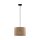 Pendelleuchte Stoffschirm Jute Ø 30 cm E27 Boho Style