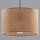 Pendelleuchte Stoffschirm Jute Ø 30 cm E27 Boho Style