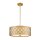 Designer Deckenleuchte rund arabesques Design Blattgold