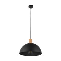 Pendelleuchte Metall Holz &Oslash; 35 cm E27 Skandinavisch