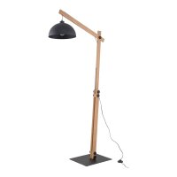 Lampadaire 180 cm de haut E27 réglable bois...