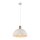 Lampe à suspendre Blanc Scandinave Métal Bois Ø 33,5 cm E27