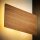 Wandlampe Holz eckig 35 cm flach Modern indirektes Licht