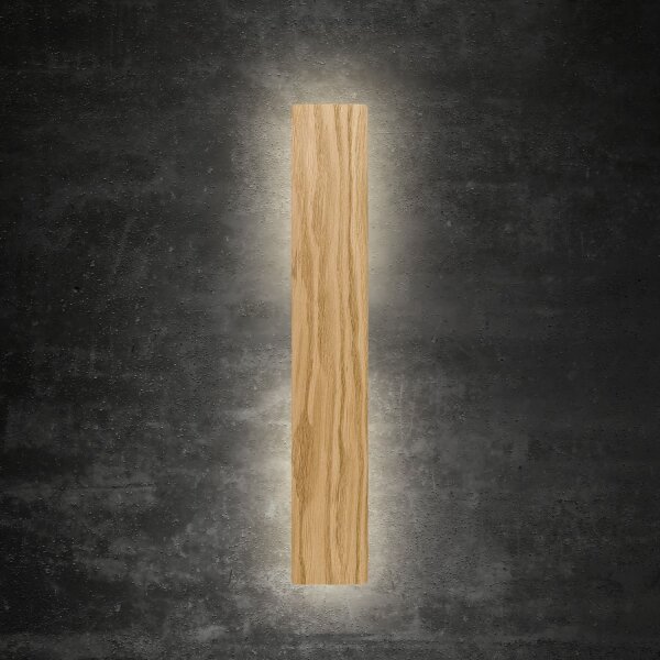 Wandlampe Holz 50 cm lang indirektes Licht Modern