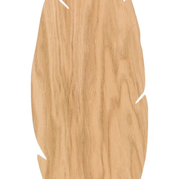 Wandleuchte Holz Deko 51 cm Blatt indirektes Licht Boho