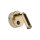 Wandlampe mit Schalter schwenkbar Metall in Gold rund