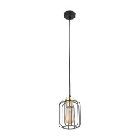 Suspension noir or E27 métal fil GALAXY