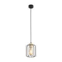 Suspension noir or E27 métal fil GALAXY