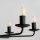 Lustre Rustique Métal Noir 7 flammes E27