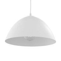 Pendelleuchte Weiß Metall Ø 33,5 cm Modern...