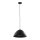 Suspension ronde Ø 33,5 cm Métal noir E27