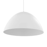 Suspension métal blanc Ø 50 cm rond E27...