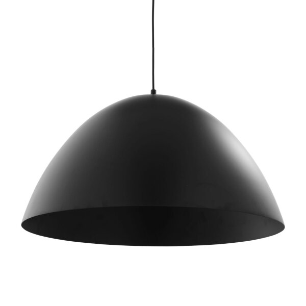 Lampe à suspendre métal noir Ø 50 cm rond E27
