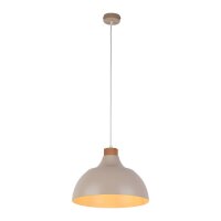 Lampe à suspendre métal bois Ø 34 cm...