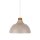 Lampe à suspendre métal bois Ø 34 cm Retro Beige E27