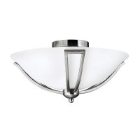 Elegante Deckenleuchte VERVE Weiß Nickel...