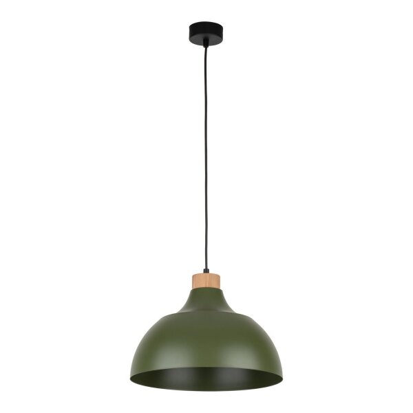 Suspension Métal Vert Rétro Ø 34 cm réglable E27