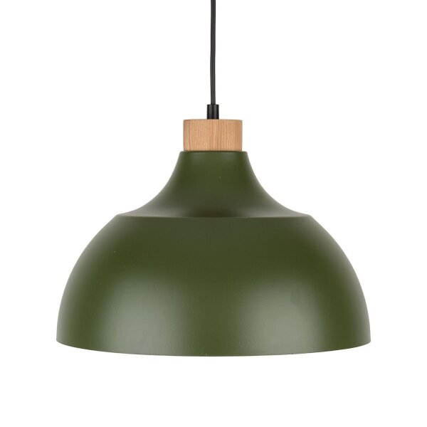 Suspension Métal Vert Rétro Ø 34 cm réglable E27
