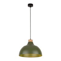 Hängeleuchte Metall Grün Retro Ø 34 cm...