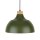 Suspension Métal Vert Rétro Ø 34 cm réglable E27