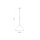 Suspension Métal Vert Rétro Ø 34 cm réglable E27
