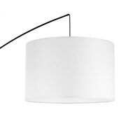 Lampadaire Noir Blanc 245 cm de haut courbé...