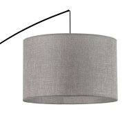 Lampadaire courbé Noir Gris 245 cm de haut XXL
