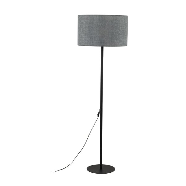 Stehleuchte Grau Schwarz 159 cm klein E27 Modern