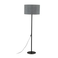 Stehleuchte Grau Schwarz 159 cm klein E27 Modern