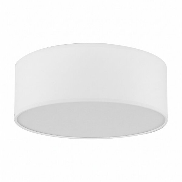 Deckenlampe Weiß Stoff Ø 45 cm rund blendarm RONDO