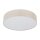 Deckenleuchte Stoffschirm rund Ø 60 cm flach Grau-Beige