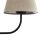 Wandlampe Stoff Metall E27 Schwarz Natur Schlafzimmer