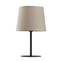 Tischleuchte Nachttisch Stoff Schirm 41,5 cm Modern