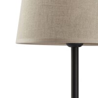 Tischleuchte Nachttisch Stoff Schirm 41,5 cm Modern