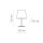 Lampe de table Tissu Abat-jour 41,5 cm Moderne