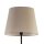 Stehlampe Stoff Metall 151 cm klein Modern wohnlich E27
