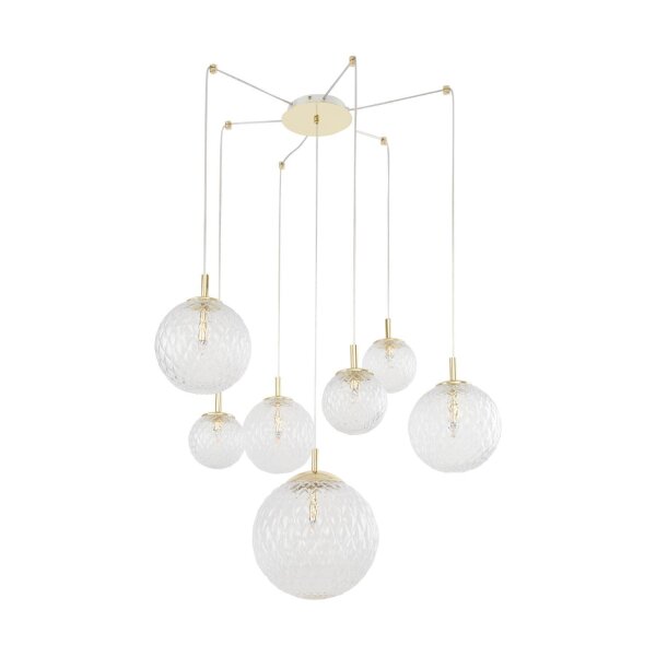 Suspension XXL réglable jusquà 2 m Abat-jour sphérique élégant