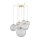 Suspension XXL réglable jusquà 2 m Abat-jour sphérique élégant