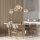 Pendelleuchte Glas Metall 63 cm breit 5-flammig
