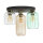 Deckenlampe Glas 3-flammig farbig Ø 44 cm elegant