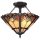 Lampe Tiffany Couloir Salon Verre color&eacute; Premium