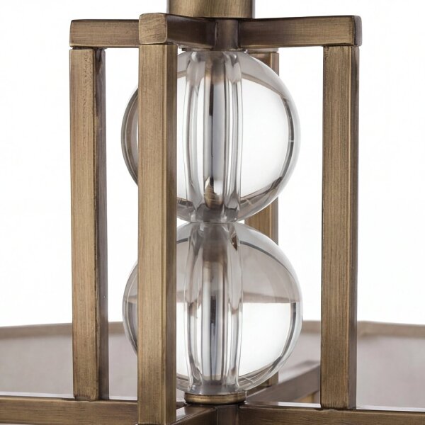 Plafonnier élégant rond Beige Vintage Salon
