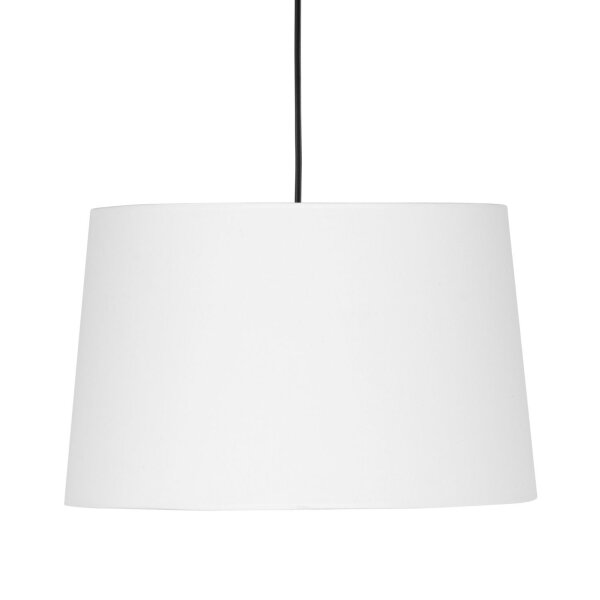 Suspension Tissu Ø 45 cm Blanc Réglable en hauteur Moderne