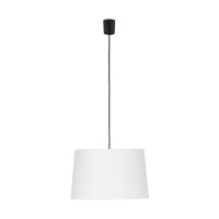 Pendelleuchte Stoff Ø 45 cm Weiß...