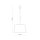 Suspension Tissu Ø 45 cm Blanc Réglable en hauteur Moderne