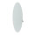 Wandlampe rund Metall Ø 30 cm flach Weiß G9 Modern