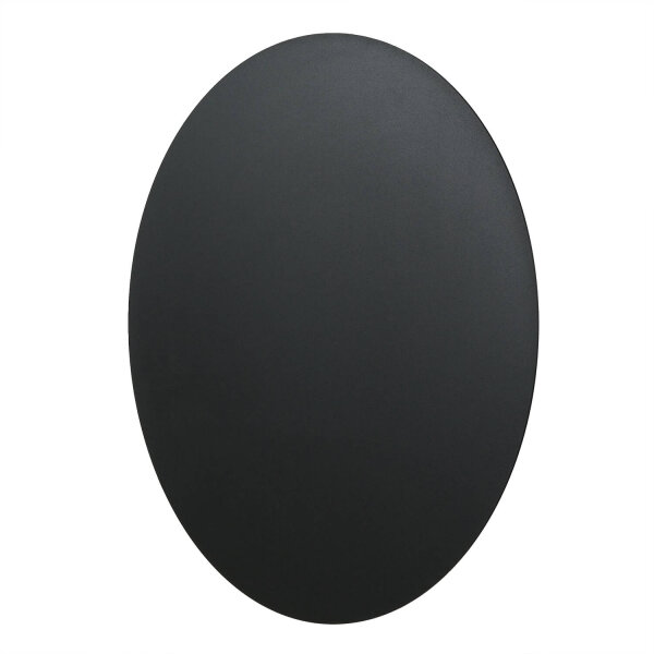 Wandlampe rund Ø 40 cm Metall Schwarz indirektes Licht