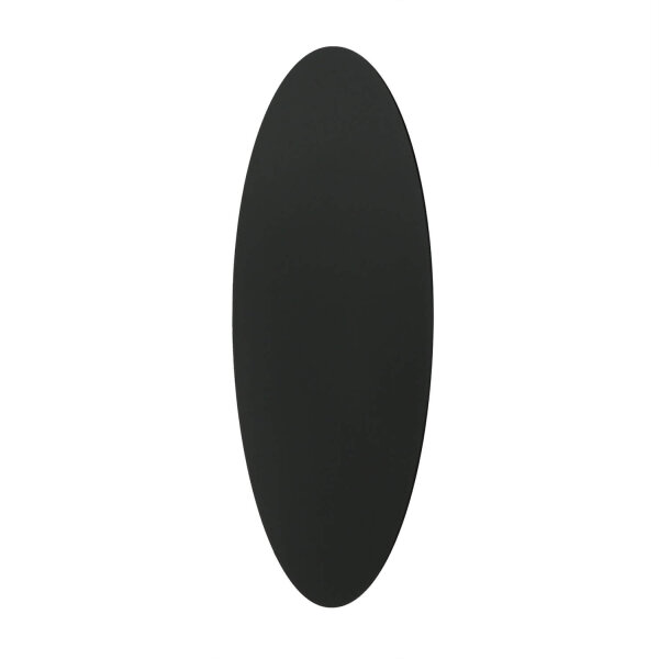 Wandlampe rund Ø 40 cm Metall Schwarz indirektes Licht