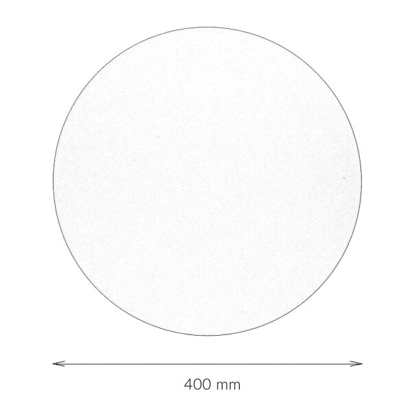 Wandlampe rund Ø 40 cm Metall Schwarz indirektes Licht