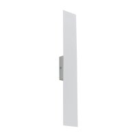 Applique murale blanche métal plat 50 cm de long...